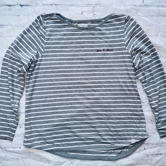 Fat Face Tops - NWOT Women’s Size 14 FatFace LS Striped Shirt